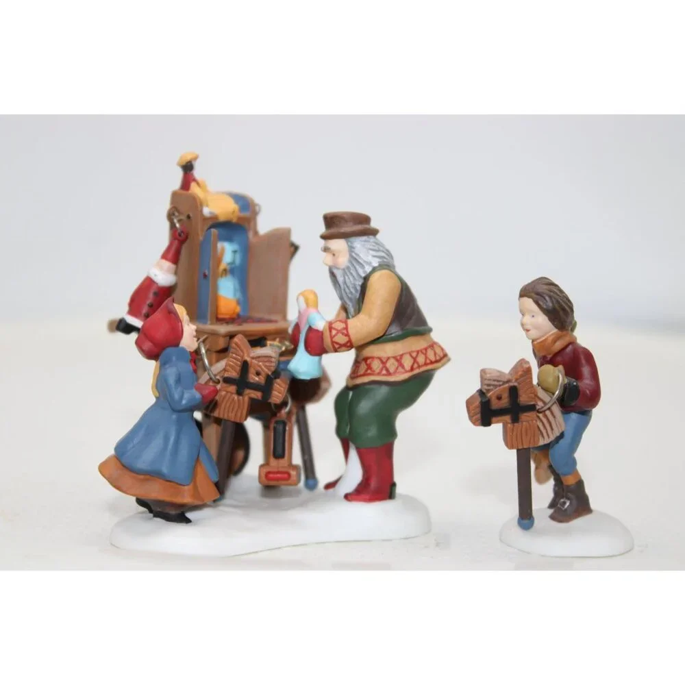Dept 56 New England Village - Christmass Bazaar...Toy Vendor & Cart